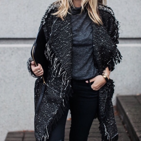 Free People Jackets & Blazers - 🎉Free People Fringe Blanket Coat🎉